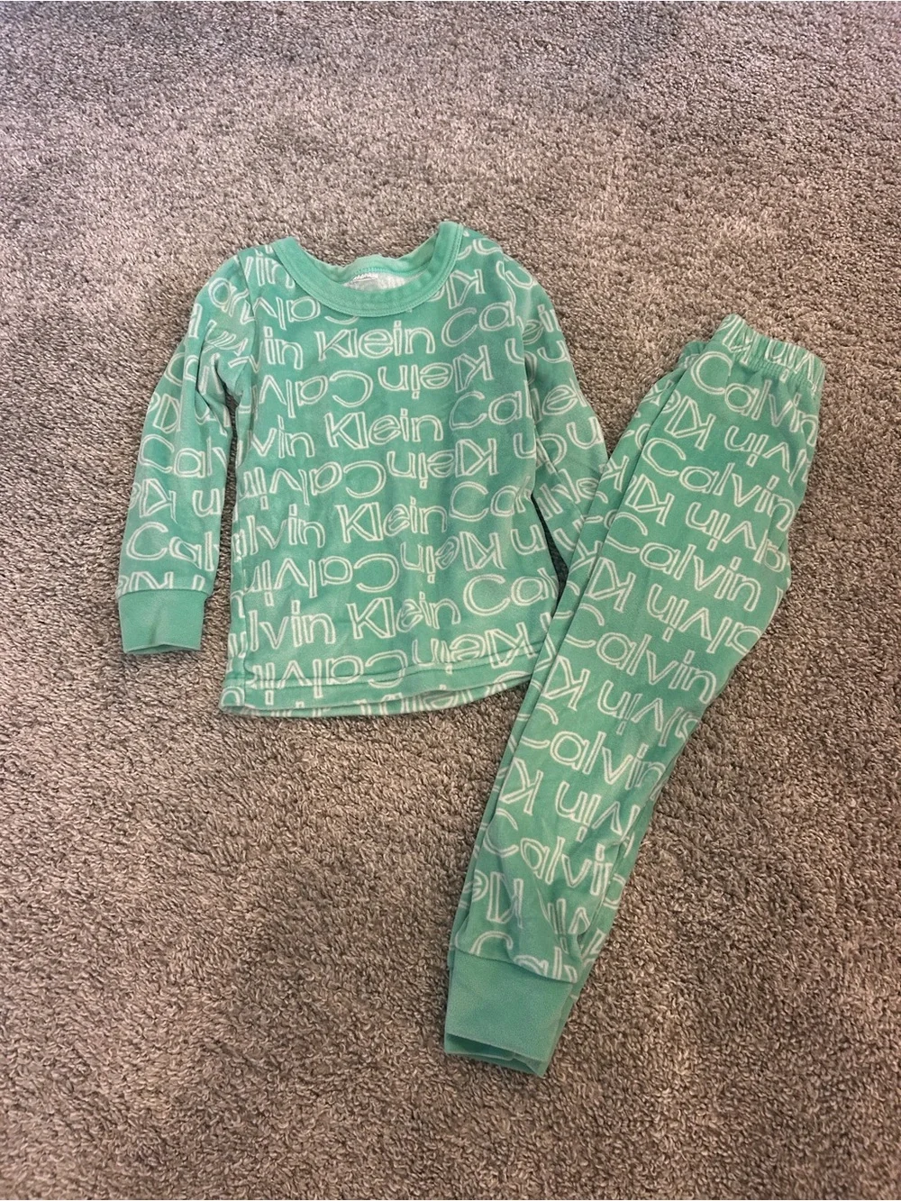 Calvin Klein Black Kids Pajama Set